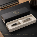 Load image into Gallery viewer, Personalized Parker IM Ballpoint Pen – Stainless Steel | Custom Laser Engraved | Parker Gift Box