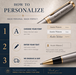 Load image into Gallery viewer, Personalized Parker Sonnet Rollerball Pen – Stainless Steel & 23K Gold | Engraved Parker Pen | Luxury Executive Gift