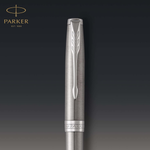 Load image into Gallery viewer, Personalized Parker Sonnet Ballpoint Pen – Stainless Steel Palladium Coating Luxury Pen Gift