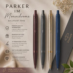 Load image into Gallery viewer, Personalized Parker IM Monochrome Ballpoint Pen – Custom Engraved Luxury Gift for Professionals, Graduates & Special Occasions