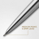 Load image into Gallery viewer, Personalized Parker Jotter Mechanical Pencil | Engraved Stainless Steel, Chrome Trim (Gift Box)