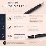 Load image into Gallery viewer, Personalized Parker IM Ballpoint Pen, Matte Black Engraved Gift for Him Her Wedding