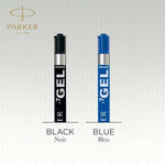 Load image into Gallery viewer, Genuine Parker Gel Ink Refills: Blue & Black, 0.7mm Medium Tip (2 Pack)
