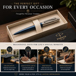 Load image into Gallery viewer, Personalized Parker Jotter XL Ballpoint Pen, Matte Blue Custom Engraved Luxury Gift Box