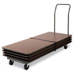 Load image into Gallery viewer, Chair/table Cart, Metal, 600 Lb Capacity, 20.86" X 50.78" To 72.04" X 43.3", Black