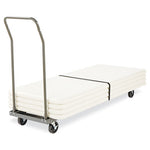 Load image into Gallery viewer, Chair/table Cart, Metal, 600 Lb Capacity, 20.86" X 50.78" To 72.04" X 43.3", Black