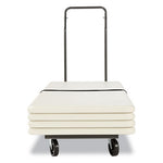 Load image into Gallery viewer, Chair/table Cart, Metal, 600 Lb Capacity, 20.86" X 50.78" To 72.04" X 43.3", Black