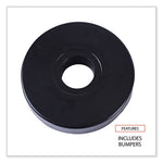 Load image into Gallery viewer, Optional Casters For Wire Shelving, Hooded Design With Integrated Bumpers, Grip Ring Stem, 5" Wheel, Black, 4/set (2 Locking)