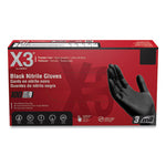 Load image into Gallery viewer, Industrial Nitrile Gloves, Powder-free, 3 Mil, X-large, Black, 100/box, 10 Boxes/carton