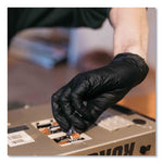 Load image into Gallery viewer, Industrial Nitrile Gloves, Powder-free, 5 Mil, Black, Xx-large, 100 Gloves/box, 10 Boxes/carton