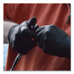 Load image into Gallery viewer, Heavy-duty Industrial Nitrile Gloves, Powder-free, 6 Mil, Large, Black, 100 Gloves/box, 10 Boxes/carton