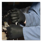 Load image into Gallery viewer, Heavy-duty Industrial Nitrile Gloves, Powder-free, 6 Mil, Xx-large, Black, 100 Gloves/box, 10 Boxes/carton