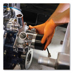 Load image into Gallery viewer, Heavy-duty Industrial Nitrile Gloves, Powder-free, 8 Mil, Small, Orange, 100 Gloves/box, 10 Boxes/carton