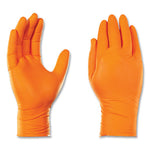 Load image into Gallery viewer, Heavy-duty Industrial Nitrile Gloves, Powder-free, 8 Mil, Xx-large, Orange, 100 Gloves/box, 10 Boxes/carton