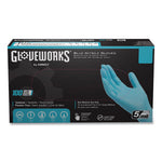 Load image into Gallery viewer, Industrial Nitrile Gloves, Powder-free, 5 Mil, Small, Blue, 100 Gloves/box, 10 Boxes/carton
