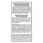 Load image into Gallery viewer, D-vour Absorbent Powder, Lemon, 16 Oz Canister, 6/carton