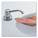 Load image into Gallery viewer, Contura Lavatory-mounted Soap Dispenser, 34 Oz, 3.31 X 4 X 17.63, Chrome/stainless Steel