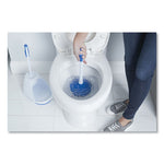 Load image into Gallery viewer, Turbo Plunger And Bowl Brush Set, 12.5" Plastic Handle, 6" Dia, White