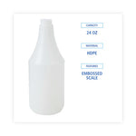 Load image into Gallery viewer, Embossed Spray Bottle, 24 Oz, Clear, 24/carton