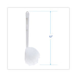 Load image into Gallery viewer, Deluxe Bowl Mop, 12" Handle, 2" Mop Head, White, 25/carton