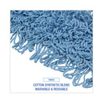 Load image into Gallery viewer, Mop Head, Dust, Looped-end, Cotton/synthetic Fibers, 24 X 5, Blue