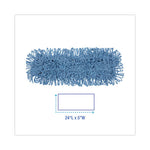 Load image into Gallery viewer, Mop Head, Dust, Looped-end, Cotton/synthetic Fibers, 24 X 5, Blue