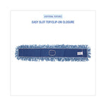 Load image into Gallery viewer, Dust Mop Head, Cotton/synthetic Blend, 48" X 5", Blue