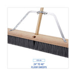 Load image into Gallery viewer, Metal Handle Braces, Large, Fits 24" To 48" Floor Sweeps, 0.5 X 17 X 12
