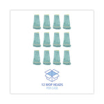 Load image into Gallery viewer, Ecomop Looped-end Mop Head, Recycled Fibers, Extra Large Size, Green, 12/ct