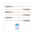 Load image into Gallery viewer, Handle/deck Mops, #24 White Cotton Head, 54" Natural Wood Handle, 6/pack
