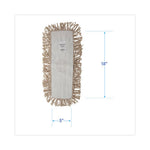Load image into Gallery viewer, Industrial Dust Mop Head, Hygrade Cotton, 18w X 5d, White