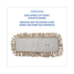 Load image into Gallery viewer, Industrial Dust Mop Head, Hygrade Cotton, 18w X 5d, White