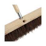 Load image into Gallery viewer, Metal Tip Threaded Hardwood Broom Handle, 1.13" Dia X 60", Natural
