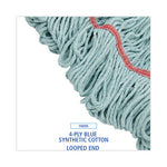 Load image into Gallery viewer, Echomop With Looped-end Wet Head, Synthetic/cotton, Large, Blue, 12/carton