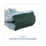 Load image into Gallery viewer, Echomop With Looped-end Wet Head, Synthetic/cotton, Medium, Blue, 12/carton