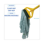 Load image into Gallery viewer, Echomop With Looped-end Wet Head, Synthetic/cotton, Medium, Blue, 12/carton