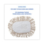 Load image into Gallery viewer, Wedge Dust Mop Head, Cotton, 17.5 X 13.5, White