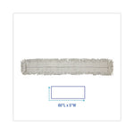 Load image into Gallery viewer, Disposable Dust Mop Head, Cotton, Cut-end, 60w X 5d