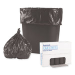 Load image into Gallery viewer, Low-density Waste Can Liners, 4 Gal, 0.35 Mil, 17" X 17", Black, 50 Bags/roll, 20 Rolls/carton