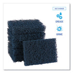 Load image into Gallery viewer, Extra Heavy-duty Scour Pad, 3.5 X 5, Dark Blue, 20/carton