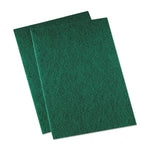 Load image into Gallery viewer, Medium Duty Scour Pad, 6 X 9, Green, 20/carton