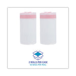 Load image into Gallery viewer, Drawstring Kitchen Bags, 13 Gal, 0.8 Mil, White, 50 Bags/roll, 2 Rolls/carton