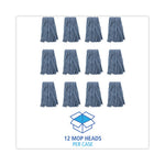 Load image into Gallery viewer, Mop Head, Standard Head, Cotton/synthetic Fiber, Cut-end, #16., Blue