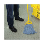 Load image into Gallery viewer, Mop Head, Standard Head, Cotton/synthetic Fiber, Cut-end, #16., Blue