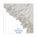 Load image into Gallery viewer, Mop Head, Value Standard Head, Rayon Fiber, Cut-end, Size No. 16, White, 12/carton