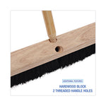 Load image into Gallery viewer, Floor Brush Head, 2.5" Black Tampico Fiber Bristles, 18" Brush