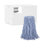 Load image into Gallery viewer, Mop Head, Standard Head, Cotton/synthetic Fiber, Cut-end, #24, Blue, 12/carton