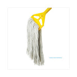 Load image into Gallery viewer, Cut-end Wet Mop Head, Cotton, No. 24, White 12/carton