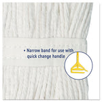 Load image into Gallery viewer, Cut-end Wet Mop Head, Cotton, No. 24, White