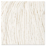 Load image into Gallery viewer, Cut-end Wet Mop Head, Rayon, No. 24, White, 12/carton
